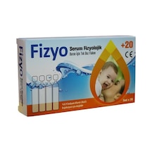 Fizyo Serum Fizyolojik Burun İçin Tek Doz Flakon 5 Ml x 20