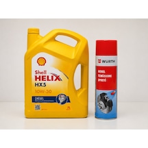 Shell Helix Hx5 Dizel 10w-30 7 Litre + Würth Balata Spreyi 500 ML