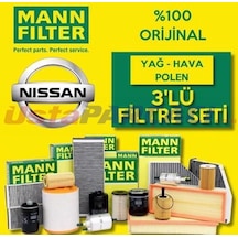 Nissan Juke 1.6 Mann-Filter Filtre Bakım Seti 2011 - 2018 (495301168)