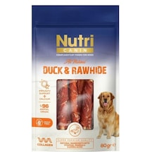 Nutri Canin Duck & Rawhide Ördek Etli Köpek Ödülü 80 G