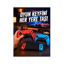 Mini Oyun Konsolu Çift Kablosuz Kontrolcü Hdmı Bağlantılı Oyun Cihazı - Hs08372751-7405 Renkli