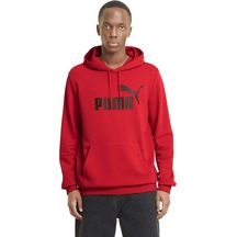 Puma Ess Big Logo Hoodie Tr High Risk Red Erkek Sweatshirt-27131-kırmızı