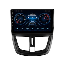 Peugeot 207 2006-2012 Android Multimedya Carplay Android Auto Navigasyon 8gb Ram 128gb Pro 9"