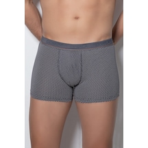 Dorea 2 Adet Erkek Desenli Gri Boxer (443033606)