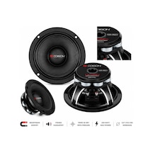 Tr Edison Ed-65neo 6.5 İnç Pro Neodyum Midrange Hoparlör, 300 Watt Rms, 600 Watt Maksimum, 130 Hz 8 Khz, Neodyum