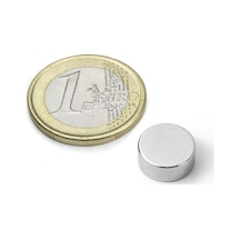 10 Adet 12x5 Yuvarlak Neodyum Mıknatıs, 12x5 Mm, Süper Güçlü, N35 Kalite