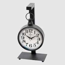 Galaxy Table Serisi Dekoratif Ayaklı Masa Saati Siyah 18 37 Cm Siyah