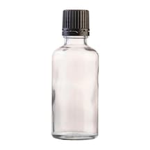 Şeffaf Cam Şişe 20 Ml Kilitli Kapak 18 Mm 1521 Adet