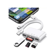 Kompakt Lightning Portu Müzik Ve Şarj Adaptörü İpad Uyumlu