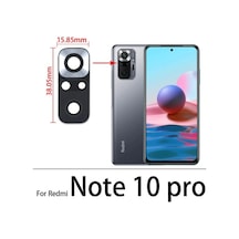 Xiaomi Uyumlu Redmi Note 10 Pro Arka Kamera Camı Lens Yapışkanlı