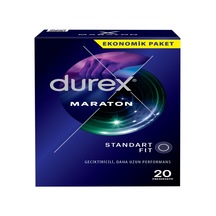 Durex Maraton Geciktirici Kondom 20'li Standart Fit 2'li Ekonomik Paket - 2 Adet Tarı