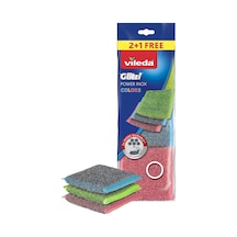 Vileda Power Inox Colors Çelik Bulaşık Sünger 3'lü