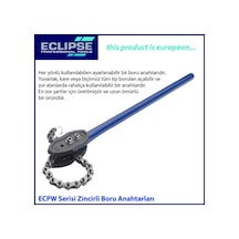 Eclipse Ecpw212 Zincirli Boru Anahtarı 75 MM