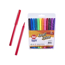 Red Apple 12 Renk Keçeli Boya Kalemi
