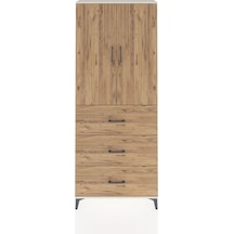 Arges Dolap 2 Raflı 3 Çekmeceli 2 Kapaklı 88x30x221 Aytaşı-çam Aytaşı