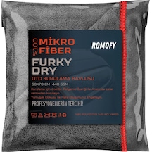 Mikrofiber Oto Kurulama Bezi - Süper Emici Araç Kurulama Havlusu - Araba Temizlik Yıkama Ve Kurulama Havlusu - 440 Gsm 50x70 Cm