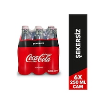 Coca Cola Şişe Zero 250 Ml 6 Adet 6lı Paket Halinin Fiyatıdır
