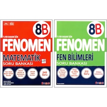 Fenomen 8. Sınıf Lgs Matematik (B) + Fen Bilimleri (B) Soru Banka