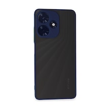 Herşeytrend İnfinix Hot 30 4g Kılıf Montreal Silikon Kapak - Lacivert Çok Renkli Diğer