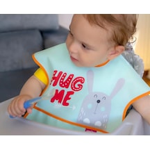 Babyjem Poli Muşamba Mama Önlüğü Büyük Yeşil