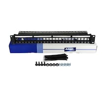 19"1u 24 Port Boş Patch Panel