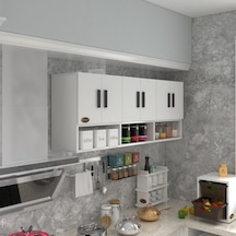 Kenzlife Hazır Mutfak Liberato Byz 060 150 32 Mutfak Banyo Dolabı Kapaklı Raflı