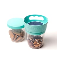 Mamacup Dökülmeyi Önleyen Atıştırmalık Kap Turkuaz