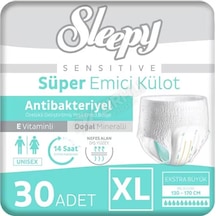 3 Adet Sleepy Antibakteriyel Emici Külot Xl Boy 30'lu 1 Numara 3 Adet Sleepy Antibakteriyel Emici Külot Xl Boy 30'lu 1 Numara