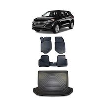 Hyundai Tucson 2015-2020 Araca Özel 4d Havuzlu Paspas Ve Bagaj Seti