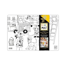 Akademi Çocuk Funny Mat Itfaiyeler 33.5X48Cm
