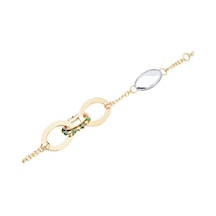 Gülaylar - Altın 14 Ayar Hollow Bileklik N11.16134 Sarı Altın