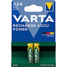 Varta 56703 800 mAh Blister AAA Ni-MH Şarj Edilebilir İnce Kalem Pil 2'li