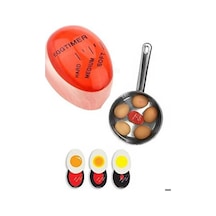 Dublör Yumurta Zamanlayıcı Egg Timer Pişirme Haşlama Süresi Aparatı Zamanlayıcı Silikon