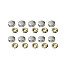 Krom Vida Tapası 20 Mm 10 Adet - Elwm-330118