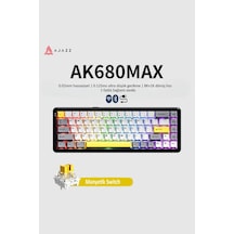 Ak680 Max Kablosuz Manyetik Switch Mekanik Oyun Klavyesi-rapid Trigger-0.125 Ms Gecikme