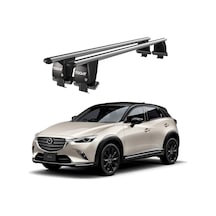Royal Mazda Cx-3 2015 Ve Sonrası Uyumlu Gri Ara Atkı Port Bagaj Tavan Barı