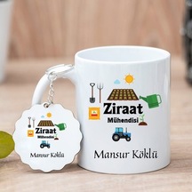 Ziraat Mühendisi Kupa Bardak Ve Anahtarlık
