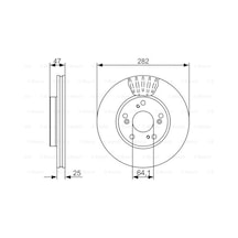 Honda Accord 2.0 1998-2003 Bosch Ön Disk 2 Adet