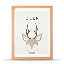 Deer Geyik Poster Çerçeve 30x40 Cm Büyük Boy