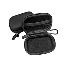 Mufunye Eve Materyal Akciger Oximetre Saklama Kutusu, Su Geçirmez Şok Direnci, Zipperli Taşınabilir, Aksesuar Mesh Cüzdanı Ve Karabinerle Siyah