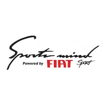 Powered By Fiat Sport Mind Oto Araba Sticker