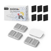 Haustier Fw3 Set Uyumlu Otomatik Kedi Su Sebili Uyumlu W28l Filtre Seti 4 Adet