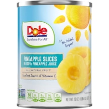 Dole Pineapple Slices İn Pineapple Juice 567 G
