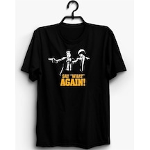 Stoned&Fame Unisex Siyah Stoned Pulp Fiction T-shirt SIYAH Siyah