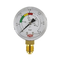 Simga 0-1 Bar Çap Ø52 MM ALTtan Bağlantılı Kuru Tip Manometre