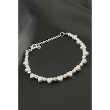 - 541 - Metal Bileklik - Nazblsmm - Gümüş Rengi