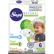 Sleepy Natural Bebek Bezi 6 Numara Xlarge 20 Adet