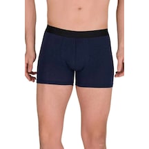Pamuk Modal Likralı Esnek Erkek Boxer Lacivert 4476b Beden: Xl Standart