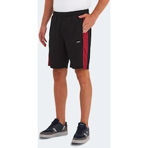 Slazenger Remaın Erkek Şort Siyah / Kırmızı St23se009-506 001