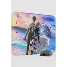 Violet Evergarden Anime V2 - 48x40 Xl Gaming Kauçuk Kaymaz Taban Mouse Pad Fare Altlığı